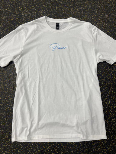 Script White Pauer tee