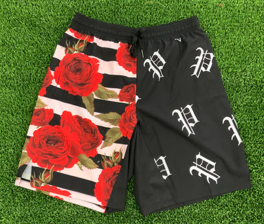 Pauer Roses Are Red Sport-Stretch Graphic Short