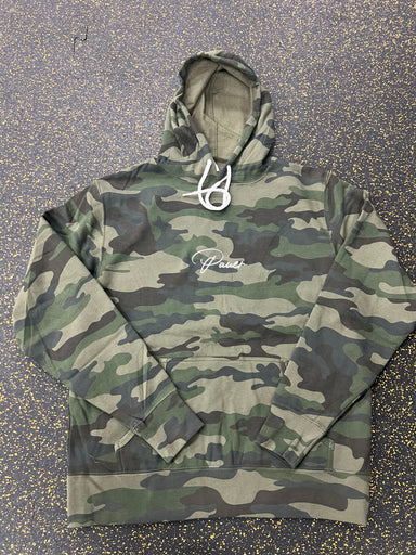 Camo Script Hoodie