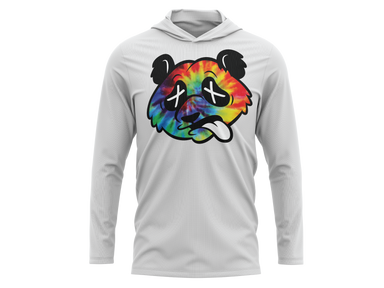 Pauer Wasted Panda Tie Dye Hooded Pullover