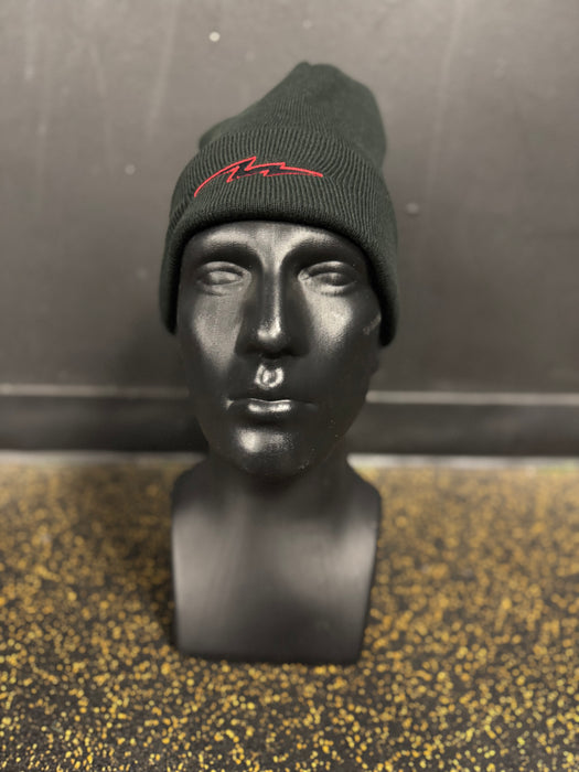 Pauer Bolt Black Beanie