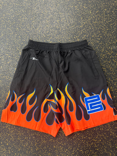 Pauer orange Inferno Shorts