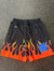 Pauer orange Inferno Shorts