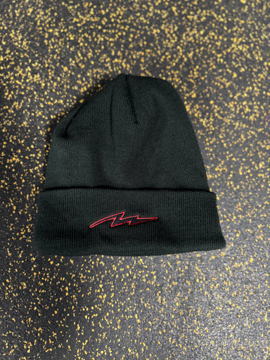 Pauer Bolt Black Beanie