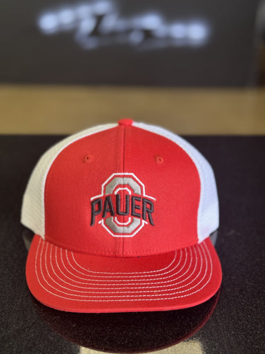 Block O Pauer SnapBack Red