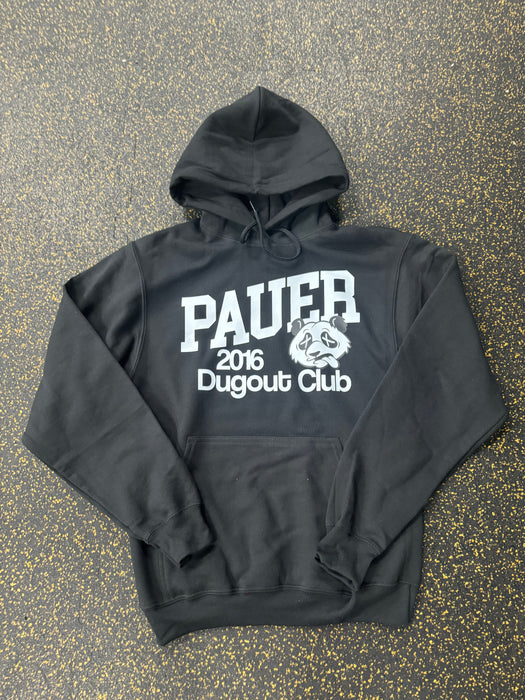 Panda Dugout Club Black Hoodie