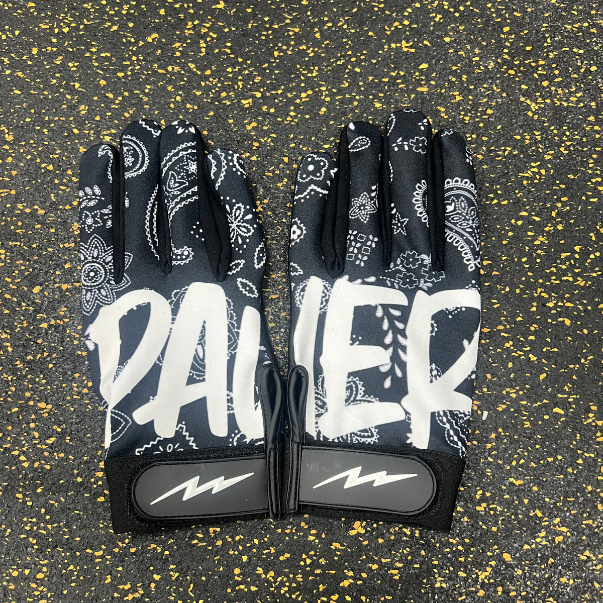 バイクウェア・装備 XL Lamp gloves mlb Paisley BLACK XL Lamp gloves mlb Paisley BLACK