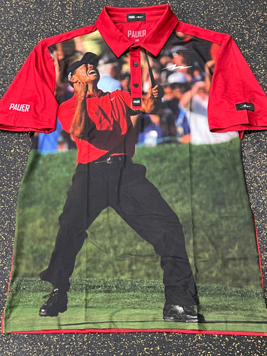 Sunday Red Tiger Woods Golf Shirt — Pauer Sports
