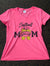 Softball Mom Vneck Tee