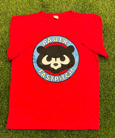 Pauer Panda Softball Shirt Red