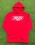 Pauer Dry Fit Lightweight Hooded Sweatshirt Red