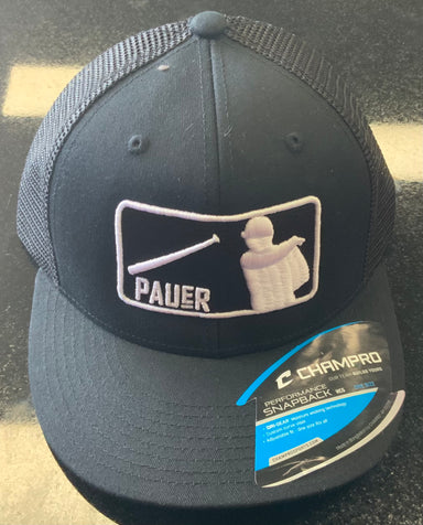 Pauer Bat Flip Black Champro Snapback