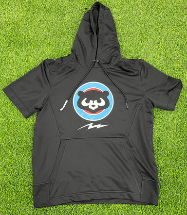 Pauer New Era Black Panda Short Sleeve Sweatshirt