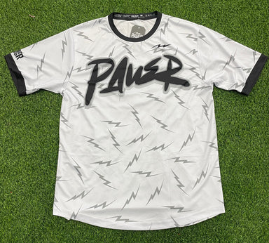 Pauer Graffiti Bolts All Over White Shirt