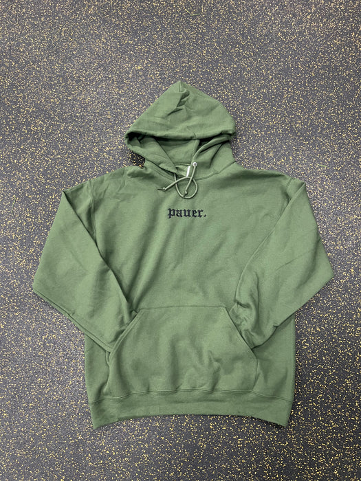 Old English embroidered hoodie