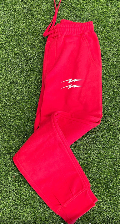 Pauer Sport Fleece Jogger Red