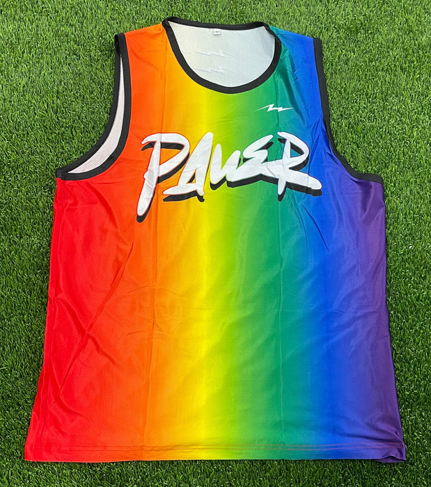 Pride Pauer Rainbow Perfect-Mesh Tank