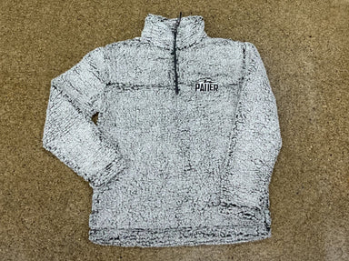 Pauer Sherpa Gray Quarter Zip Pullover
