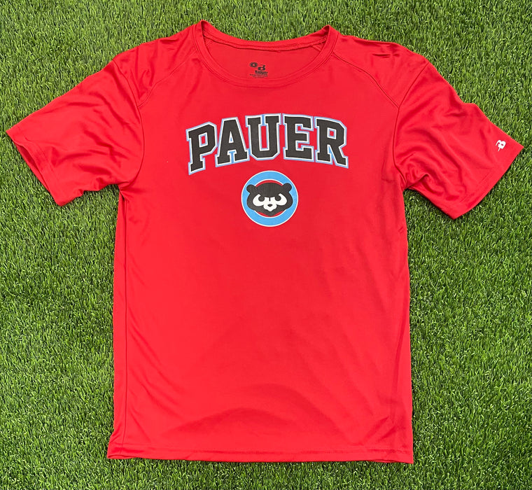 Pauer Baseball Vintage Shirt Red